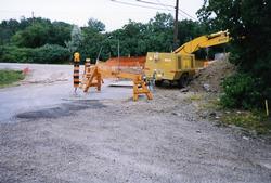 The Depot - Sewer Construction - July 1990