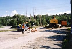 The Depot - Sewer Construction - July 1990