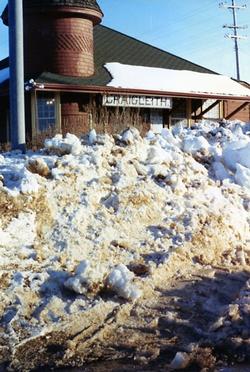 The Depot - Snow Buildup