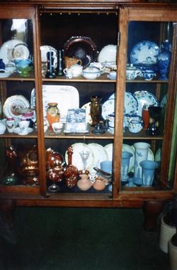 The Depot - Artifact - Large Cupboard with Ceramic Ware